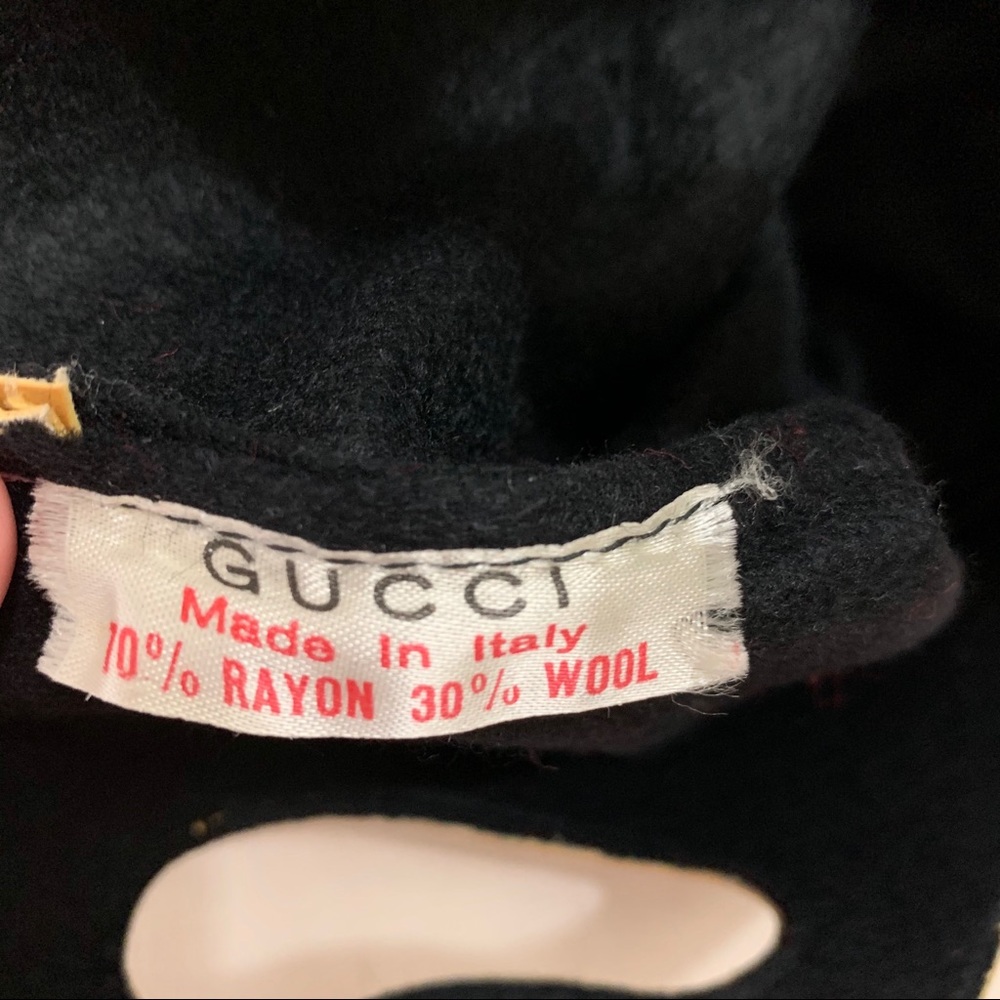 HOST PICK 🔥RARE🔥 Vintage Gucci Small Wool Tote - Picture 8 of 8